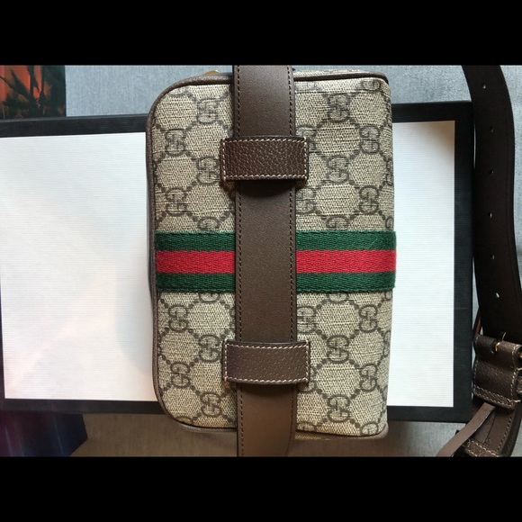 Gucci Ophidia Belt Bag GG Supreme Size 85 Belt - Picture 5 of 16